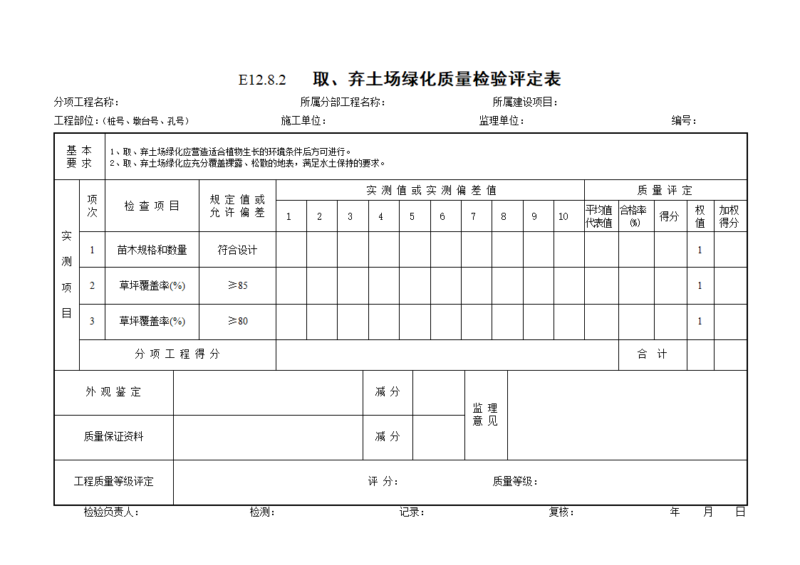 环保工程质量检验评定表.doc第7页