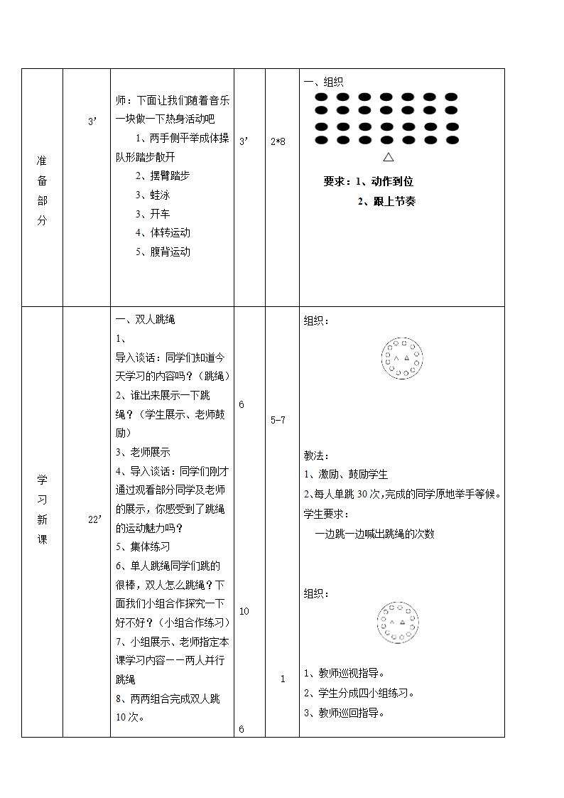 小学体育教案-花样跳绳 全国通用.doc第2页