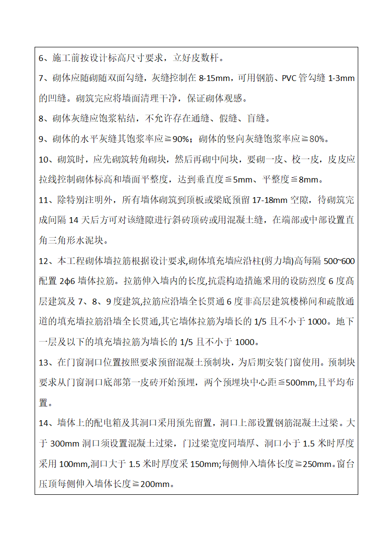 二次结构砌体施工质量验收技术资料通用表.docx第2页