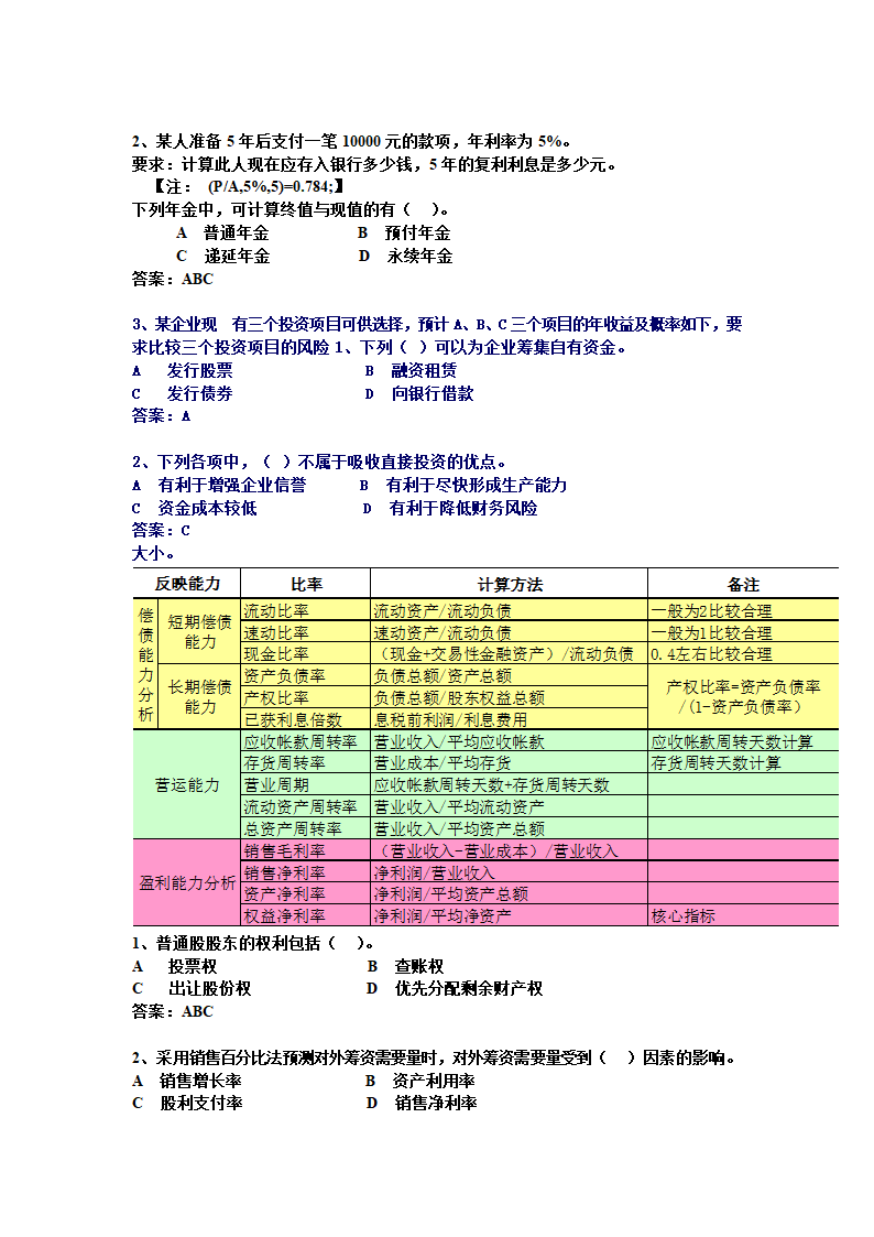 报关考试题第4页