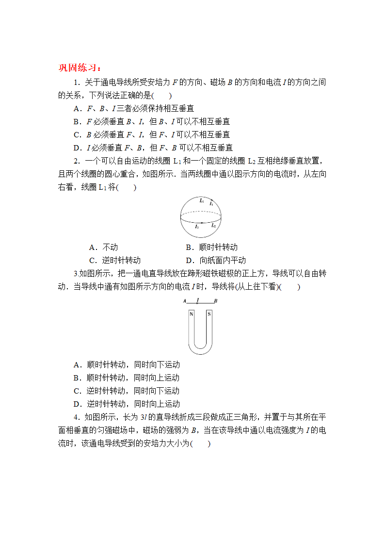 1.1 安培力及其应用 学案.doc第5页