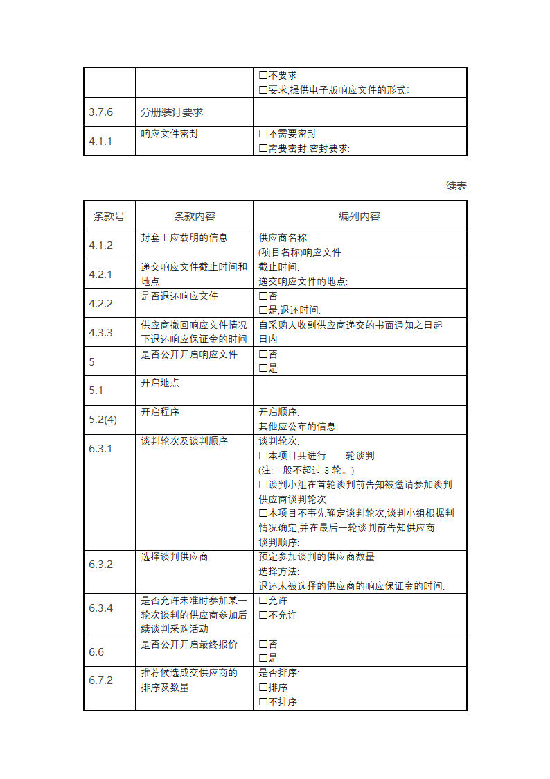 非招标方式采购文件示范文本.docx第9页