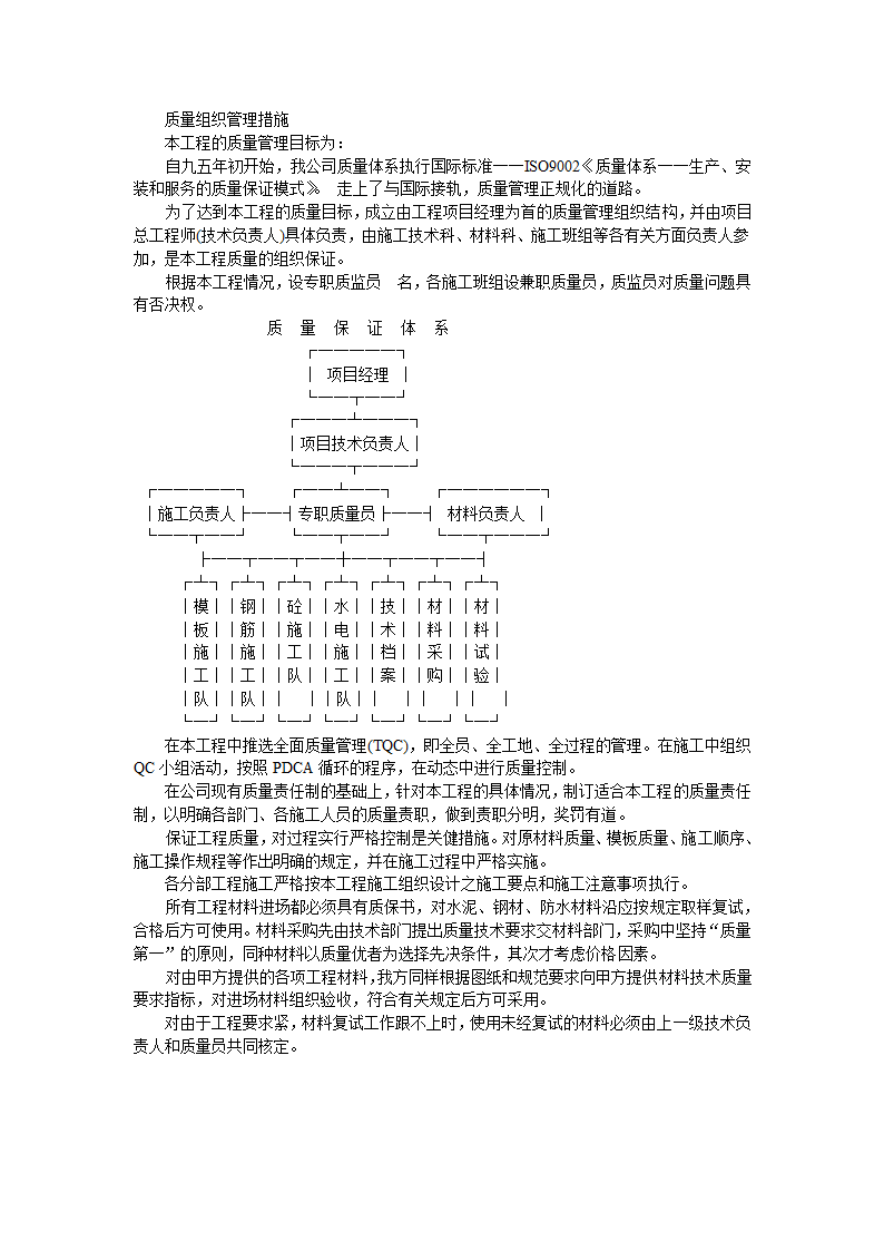 某工程组织管理措施.doc第1页