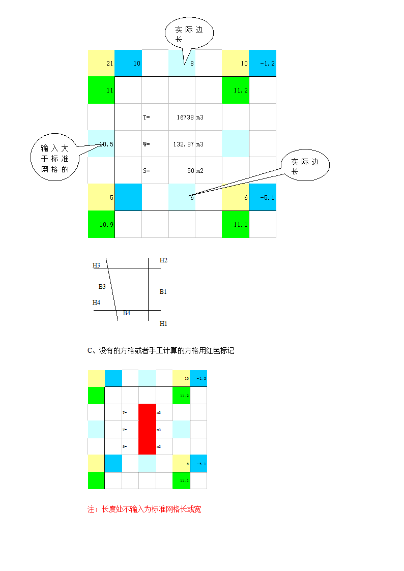 土方工程量计算表格.doc第3页