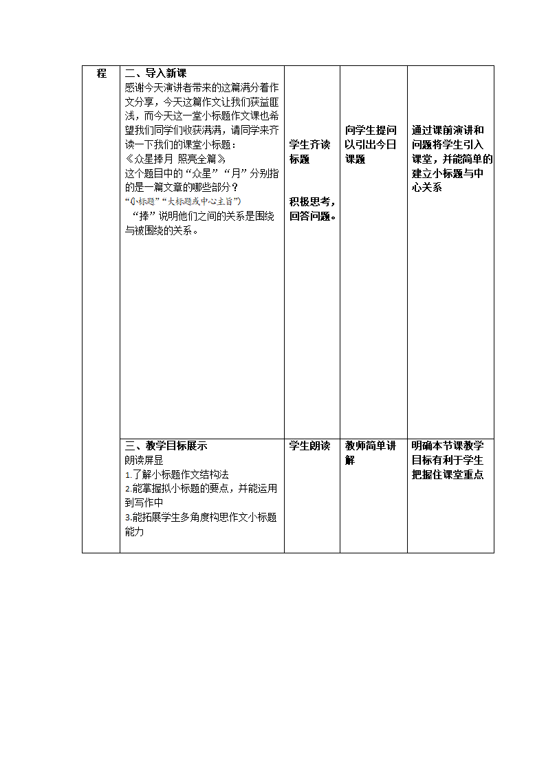 2021-2022学年部编版语文七年级下册作文小标题结构法（表格式）.doc第2页