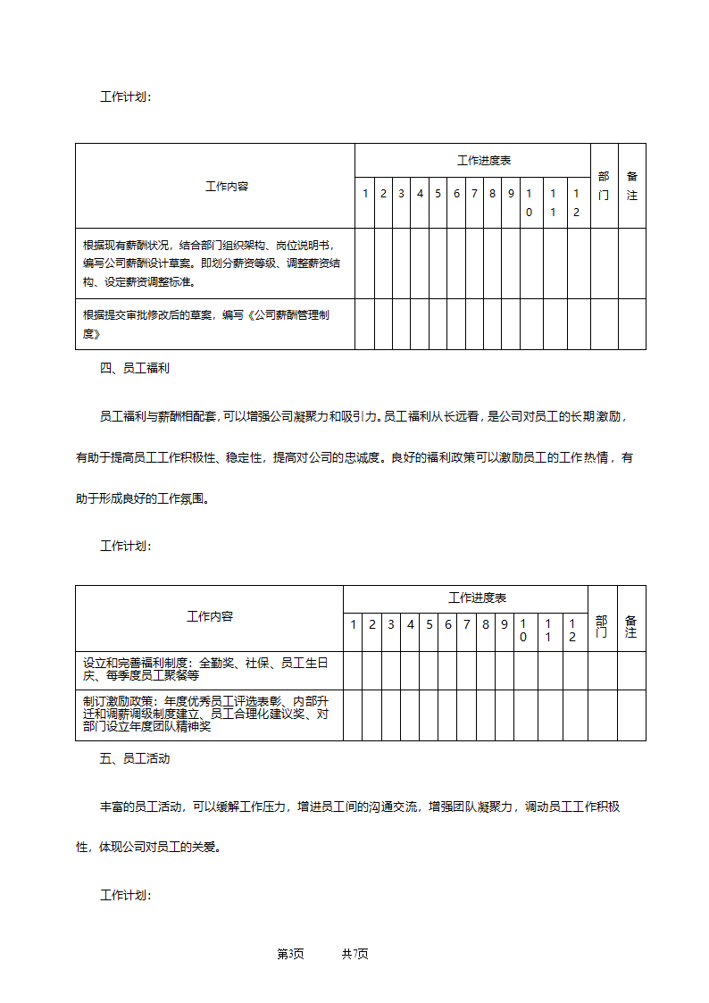 行政部工作计划（年度招聘计划）.doc第3页