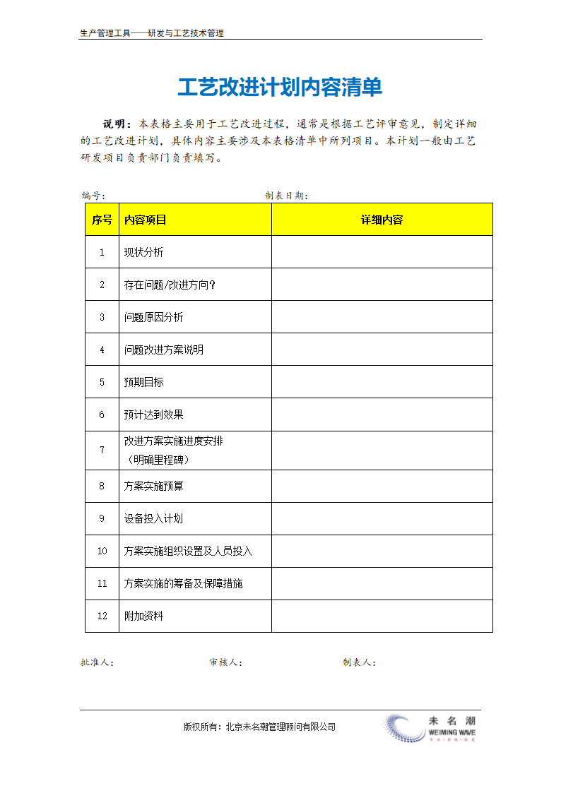 工艺改进计划内容清单.doc第2页