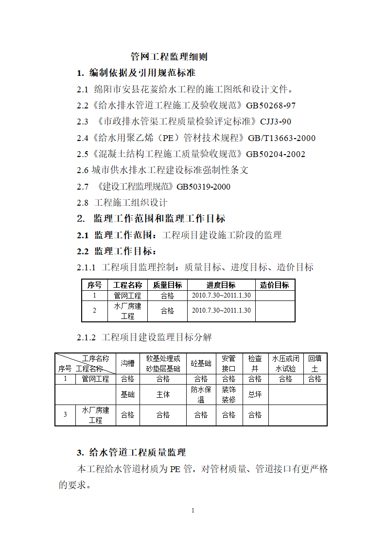 供水管网工程监理细则.doc第1页