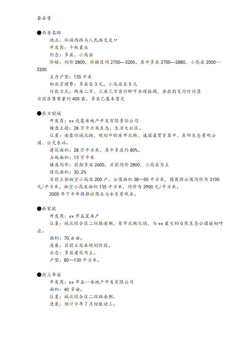 xx房地产市场调查报告.doc第12页