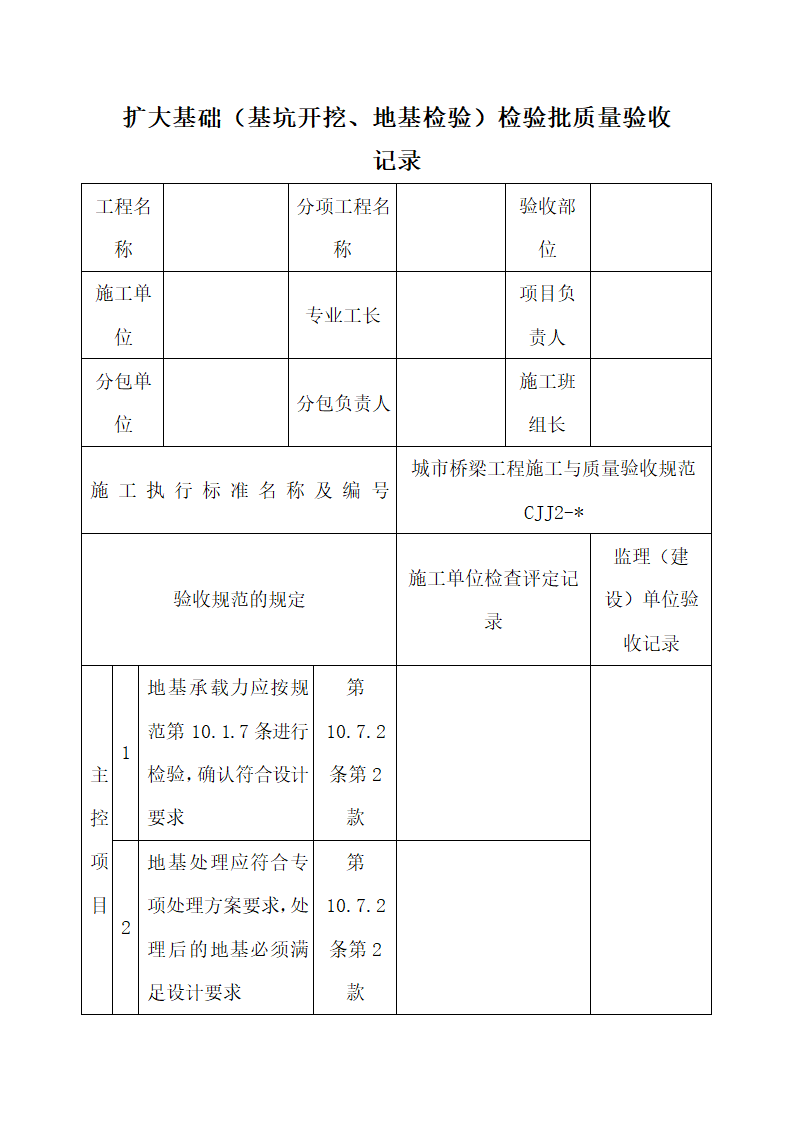 扩大基础检验批质量验收记录.docx第1页