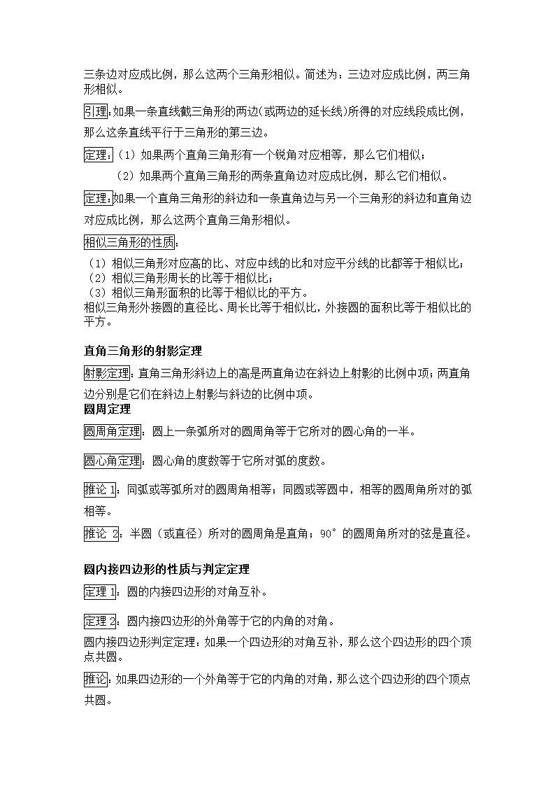 高中数学选修4-1知识点总结.docx第2页