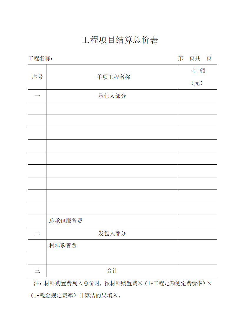 工程结算规范表格.docx第3页