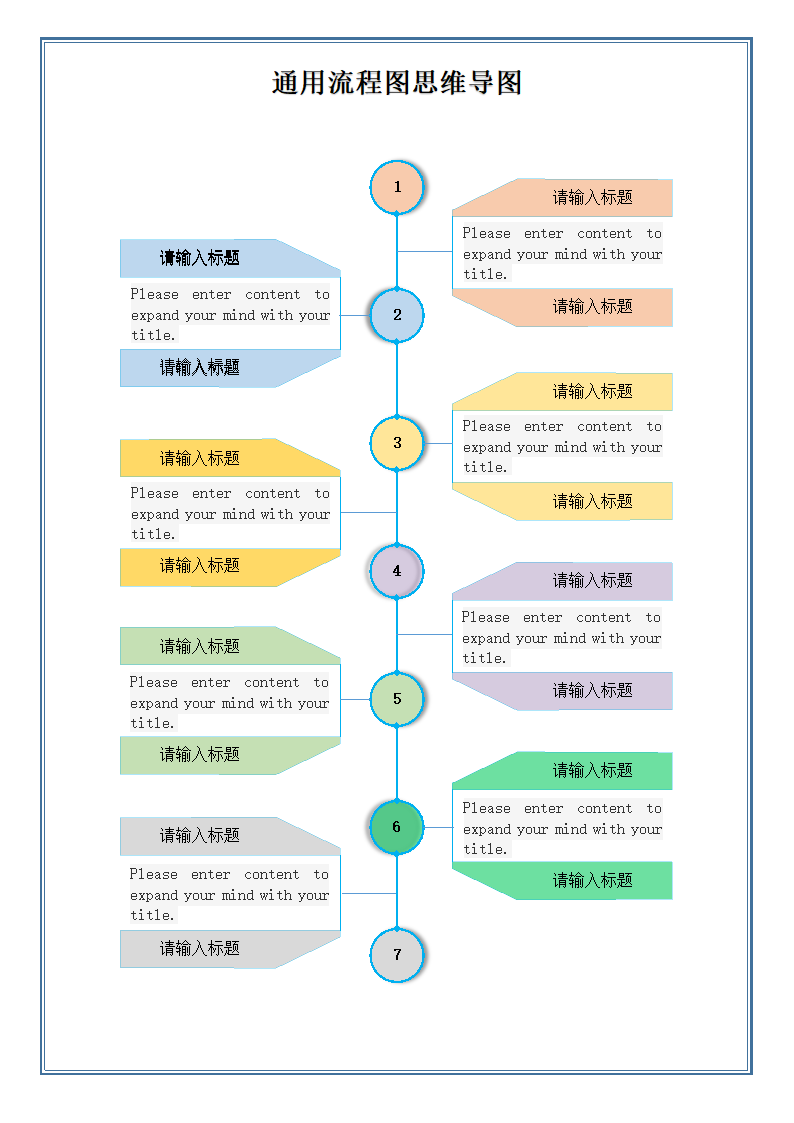 通用流程图思维导图模板.docx第1页