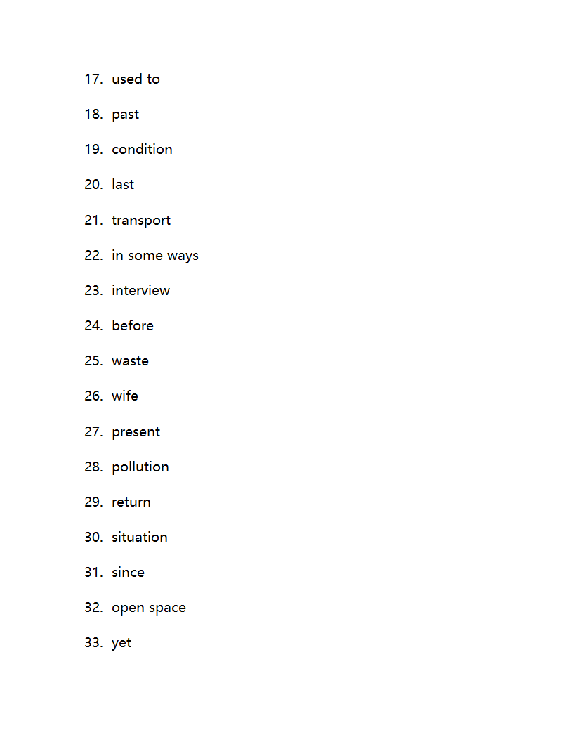 Unit 1 Past and Present 单词检测  2022-2023学年牛津译林版英语八年级下册（含答案）.doc第11页