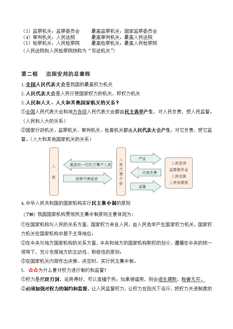 2023年统编版道德与法治八年级下册知识点总结.doc第3页