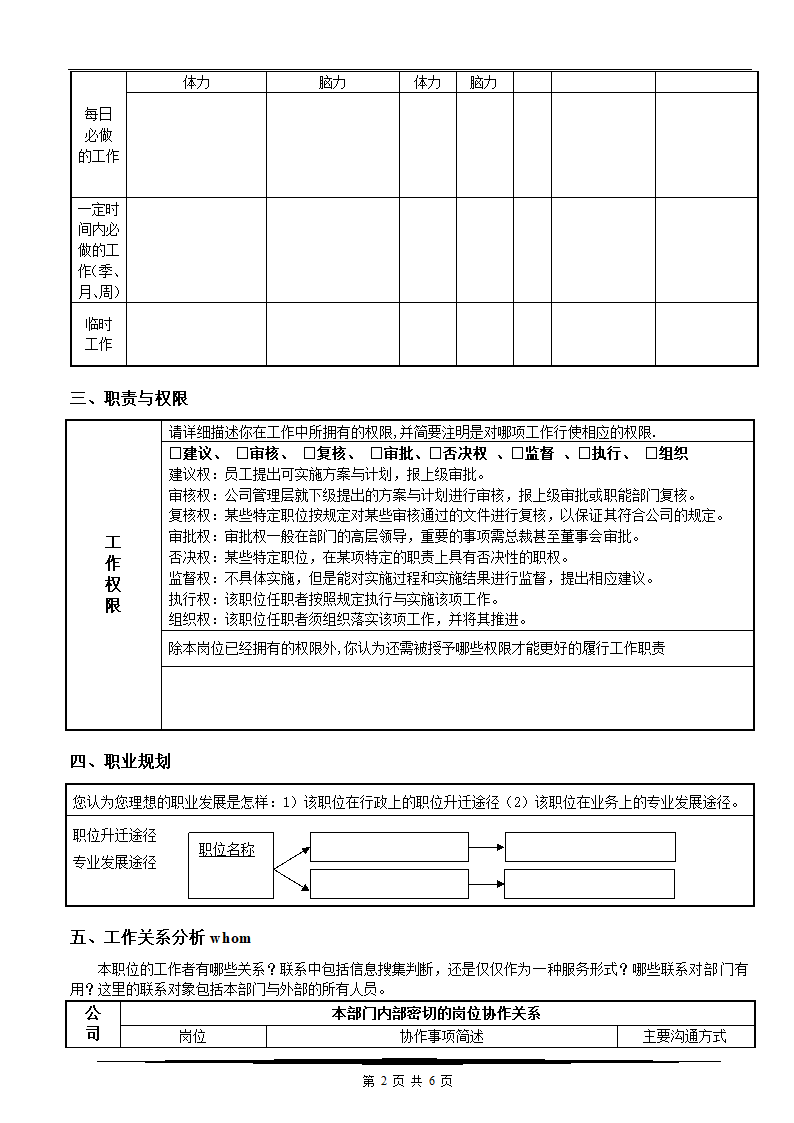 岗位分析表.doc第2页