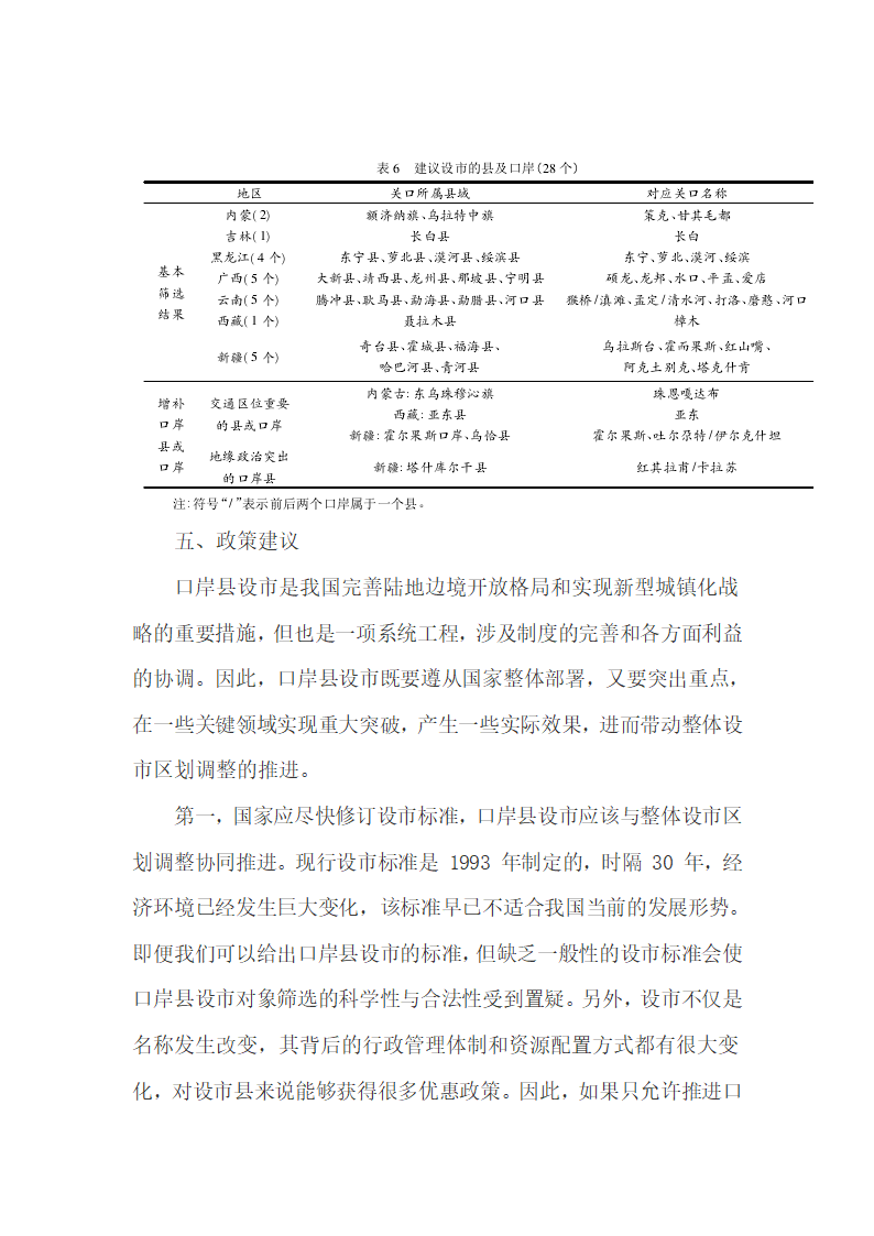 我国陆地边境口岸经济、社会发展现状及设市的可能性.docx第18页