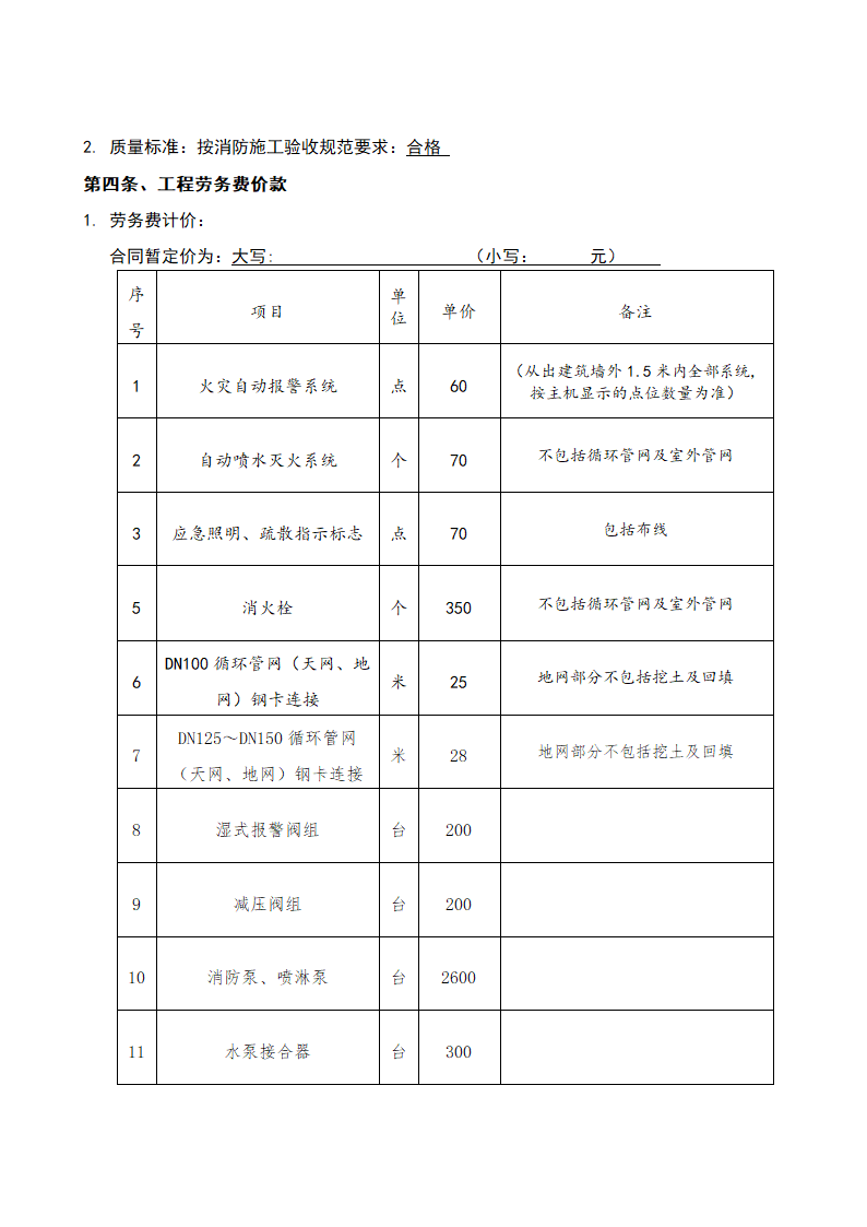 消防工程承包合同示范文本.doc第2页