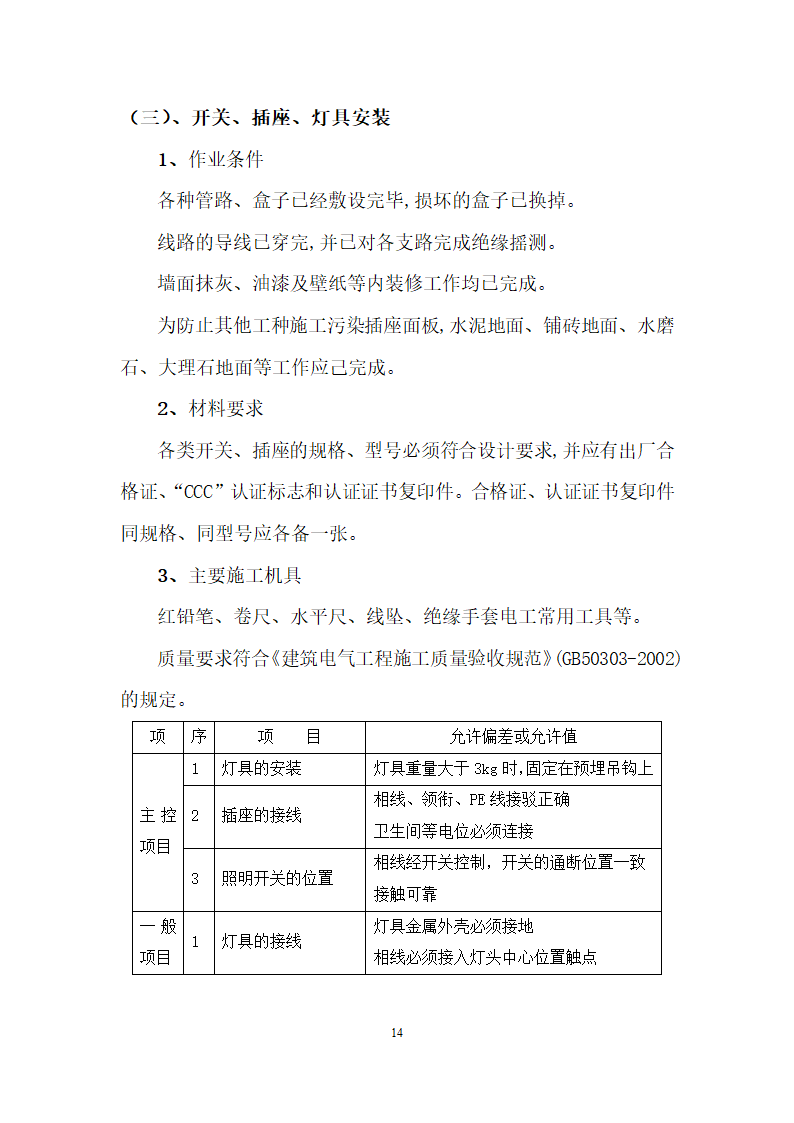 大连高级住宅工程电气施工组.doc第14页