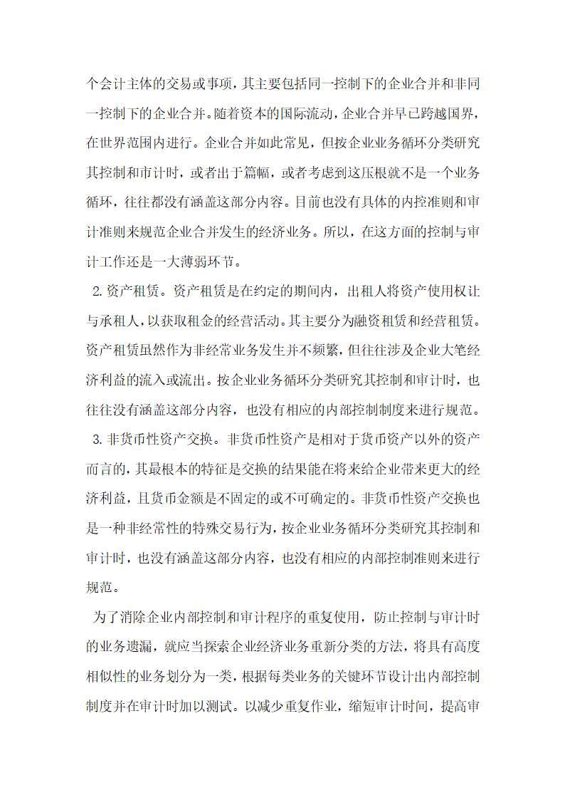 企业经济业务重分类及其控制和审计研究.docx第6页