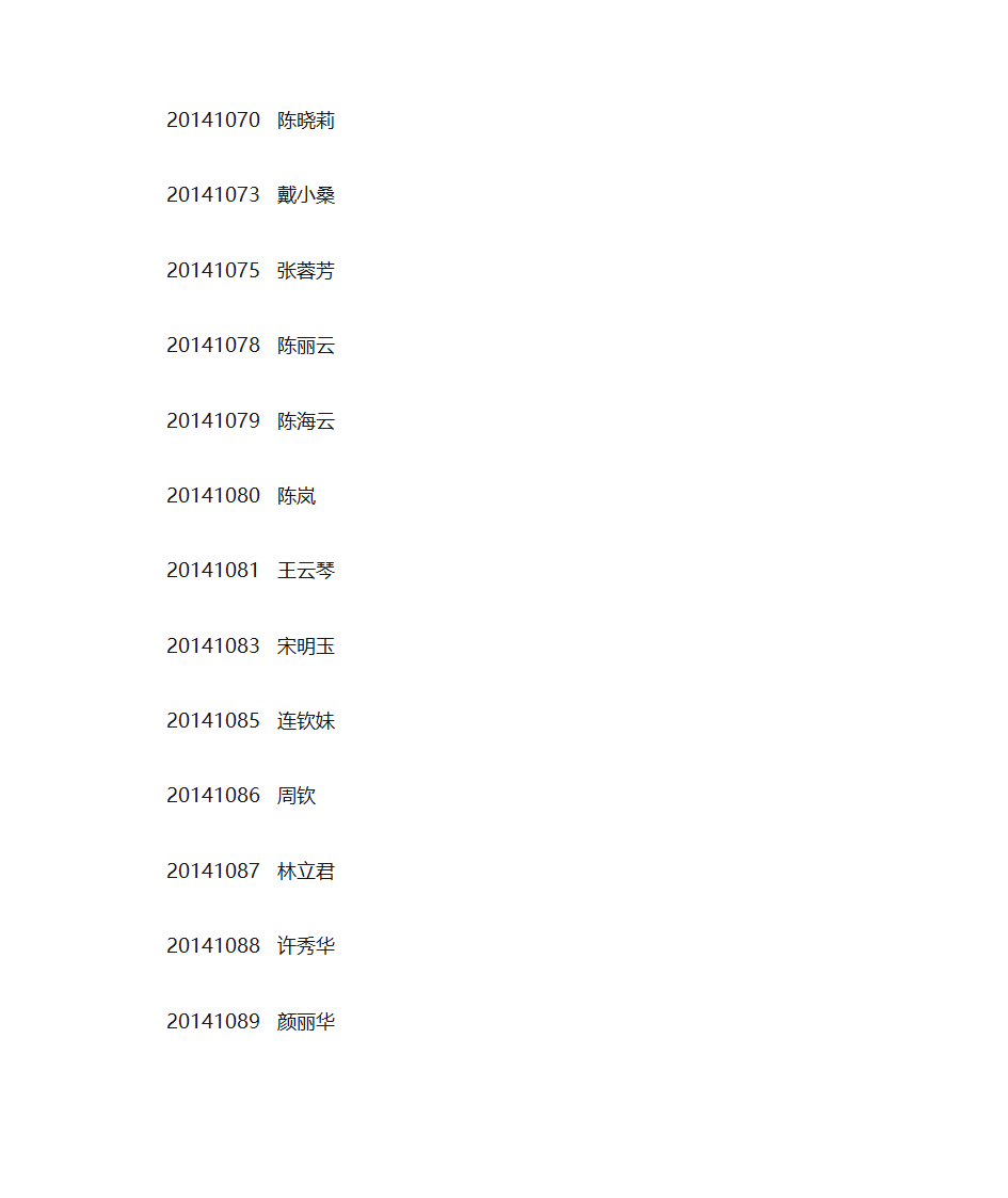 按照准考证号码排序第13页