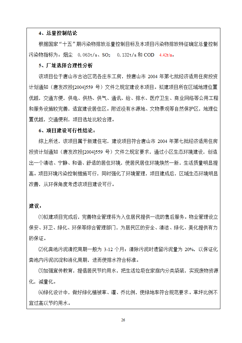 唐山市某房地产项目环评报告.doc第27页