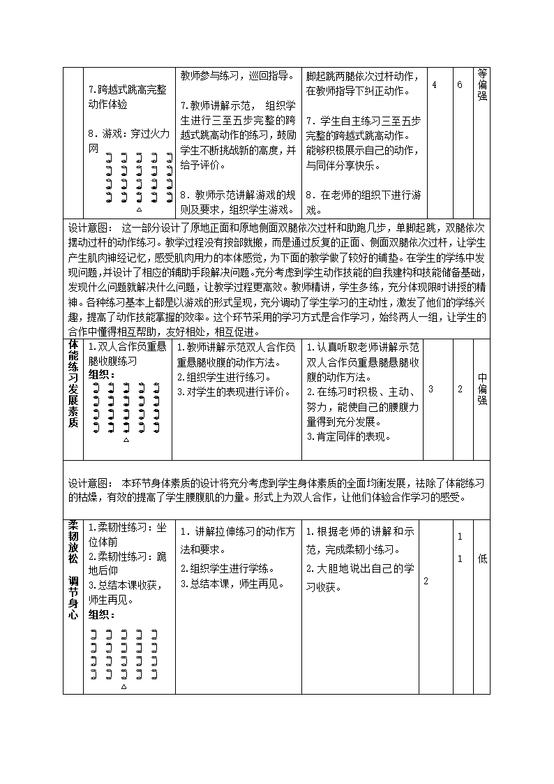 五年级上册体育教案　跨越式跳高　全国通用.doc第7页