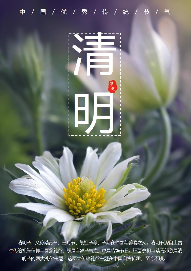 文艺唯美清明节海报.docx