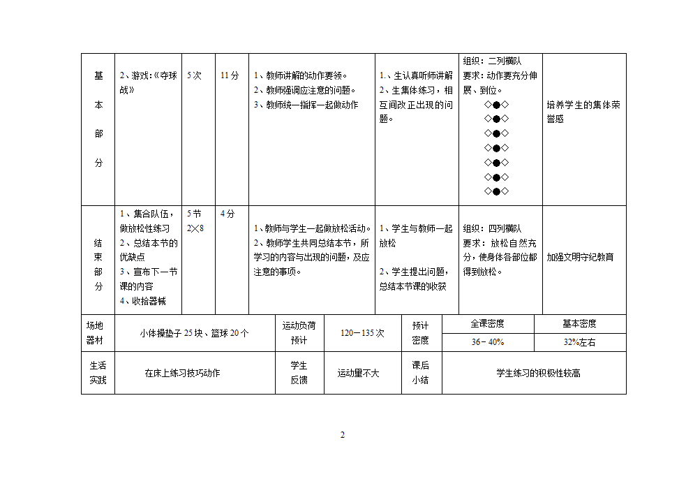 人教版三年级上册体育教案（12课时）.doc第24页