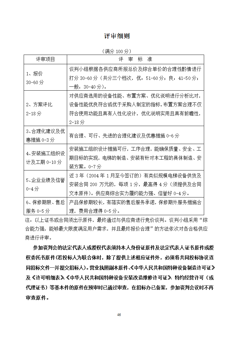 山东女子学院电梯竞争性谈判文件.doc第46页