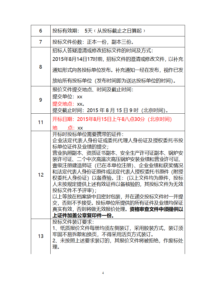 电厂循环流化床锅炉辅机安装工程招标文件.doc第4页