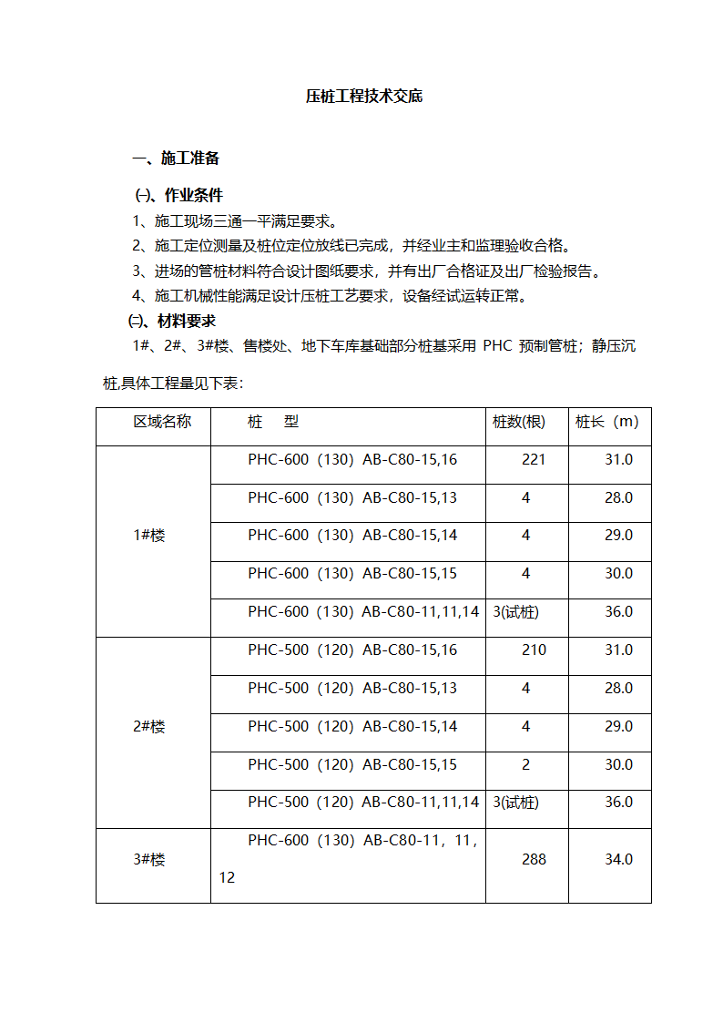 压桩工程技术交底.doc第1页