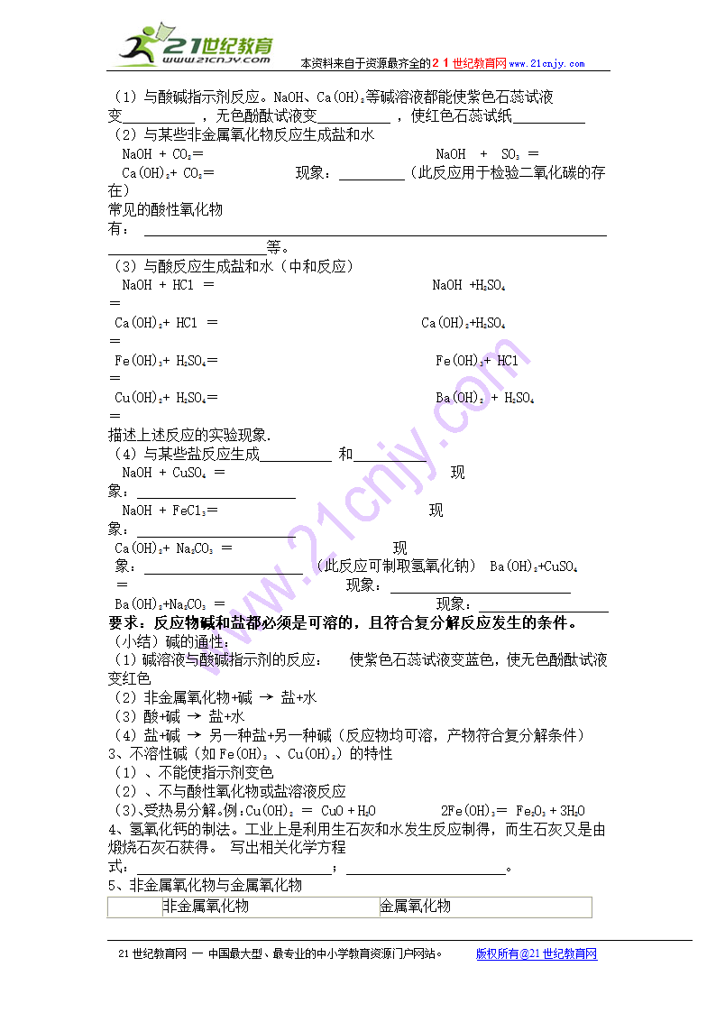 常见的酸和碱复习学案.doc第5页