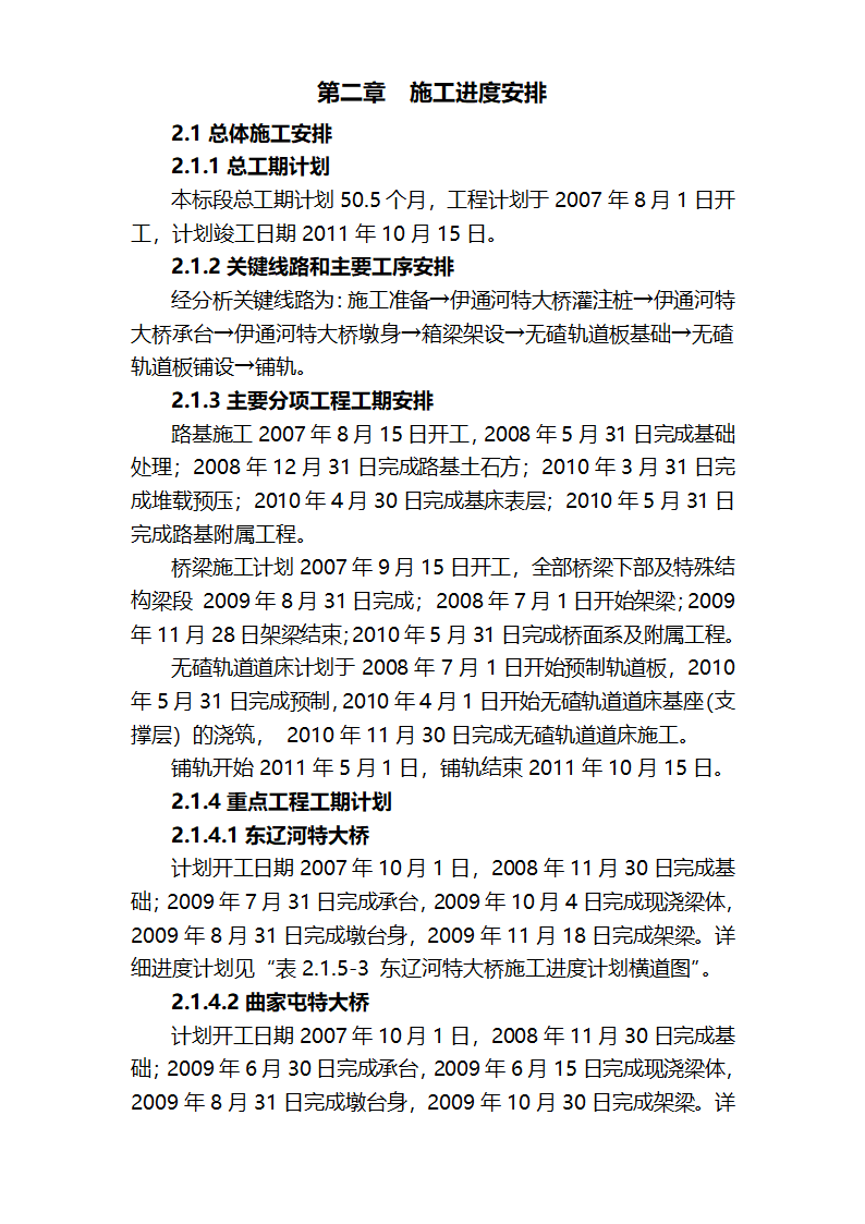 施工工程方案总体进度安排.doc第1页