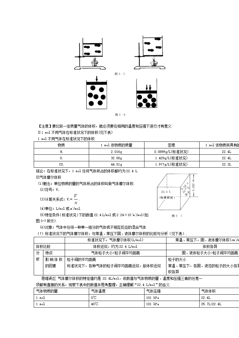 高一化学《气体摩尔体积》知识点详解.doc第3页