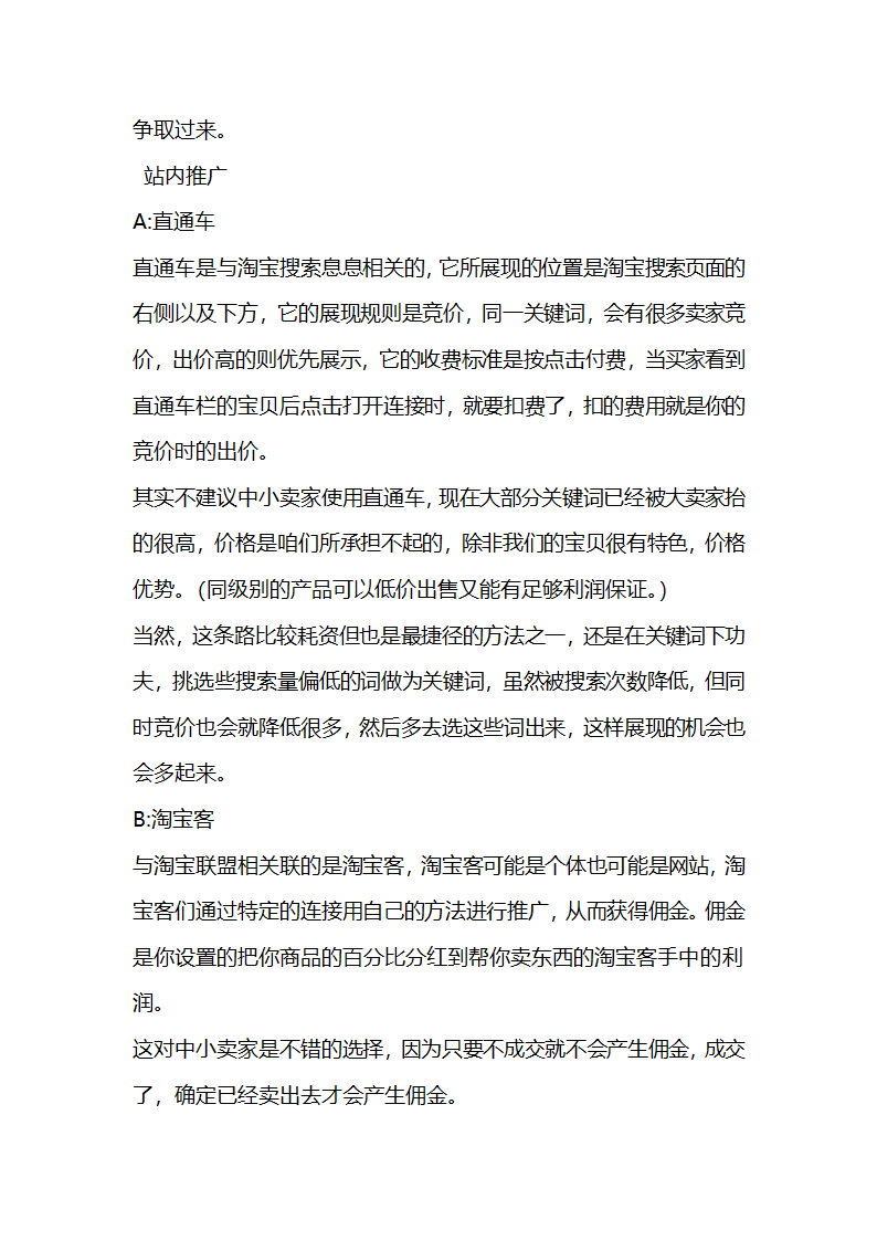 淘宝推广方案.doc第4页