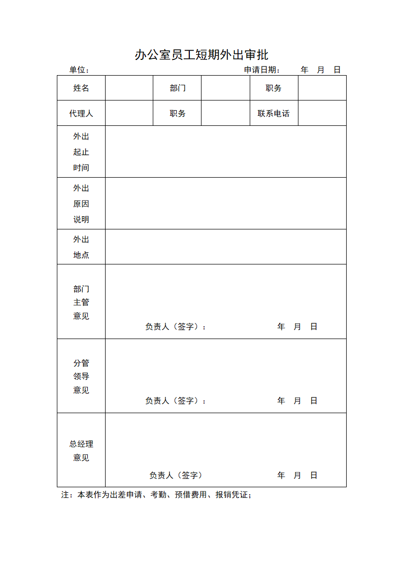 办公室员工短期外出审批.docx第1页