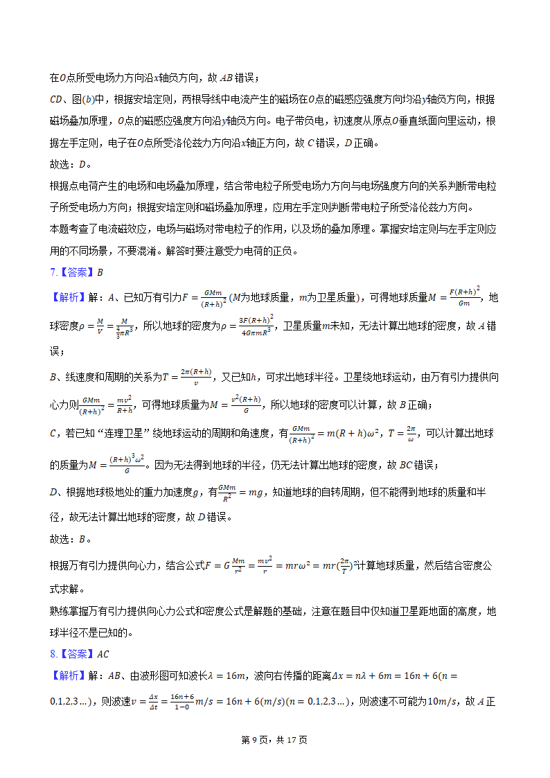 2024年东北三省四市联考暨辽宁省沈阳市高考物理二模试卷(含解析）.doc第9页