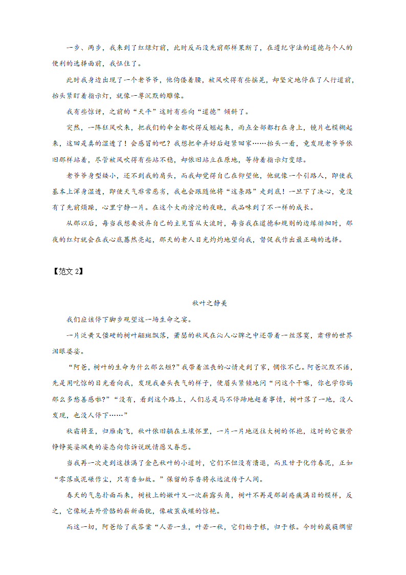 2021年中考初中作文升格第六讲：立意需深化（运用好立意六层金字塔）导学案.doc第6页