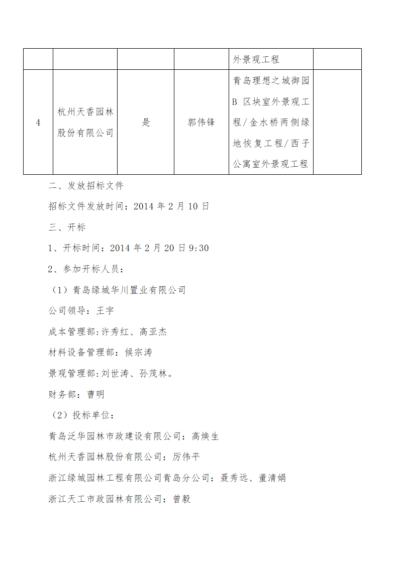 3个绿城室外景观工程决标报告模版.doc第2页