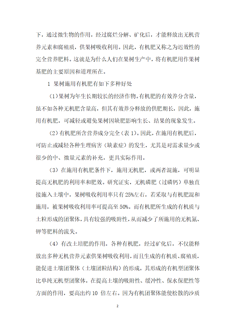 果树营养、施肥及果园土壤管理和改良——第三讲关于果园有机肥的施用.docx第2页