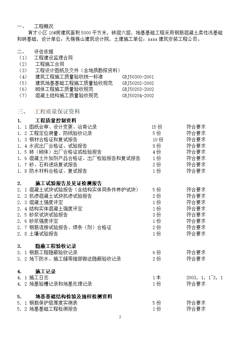 地基基础工程质量监理评估报告.doc第2页