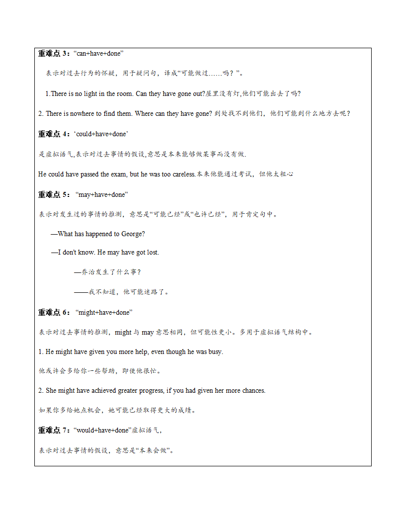 词汇、句型、期末综合复习-2020-2021学年上外版高一下册英语期末复习讲义（含答案）.doc第5页