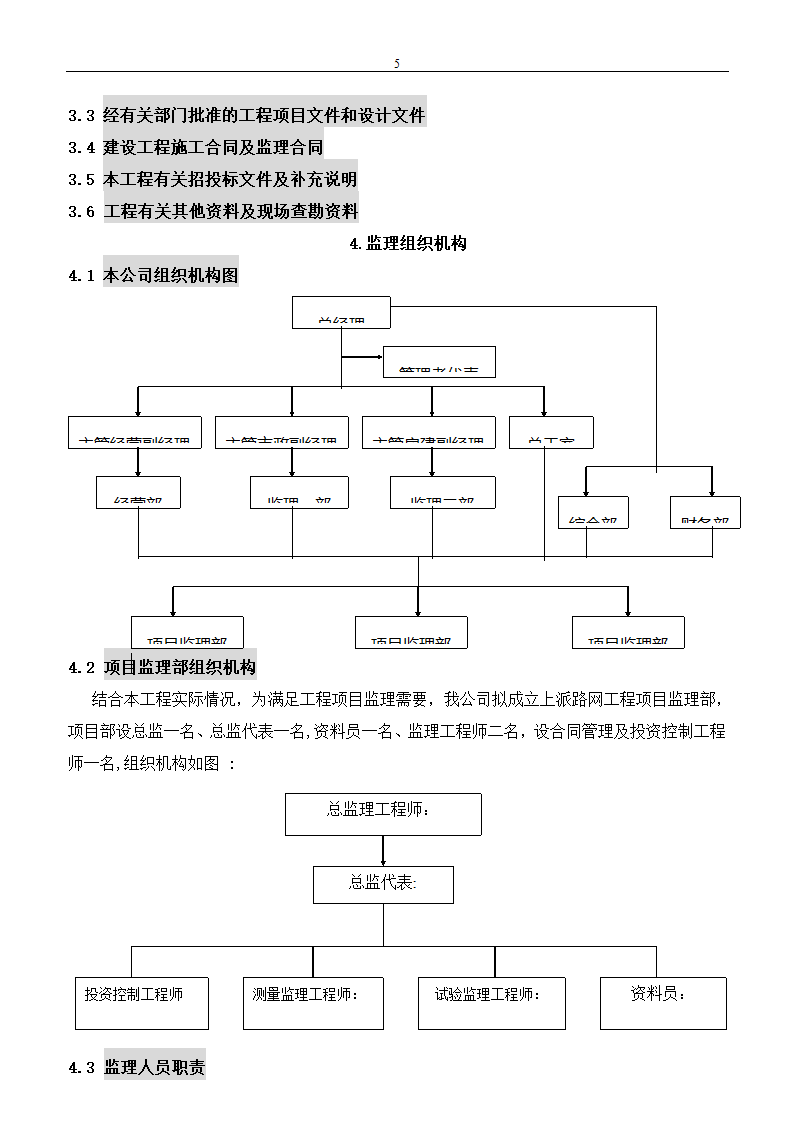 市政建设工程监理规划.doc第5页