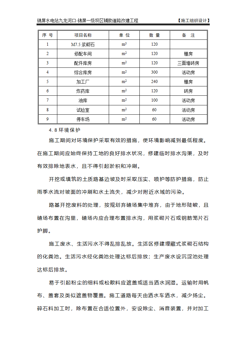 表4 施工总平面布置图及说明.doc第17页