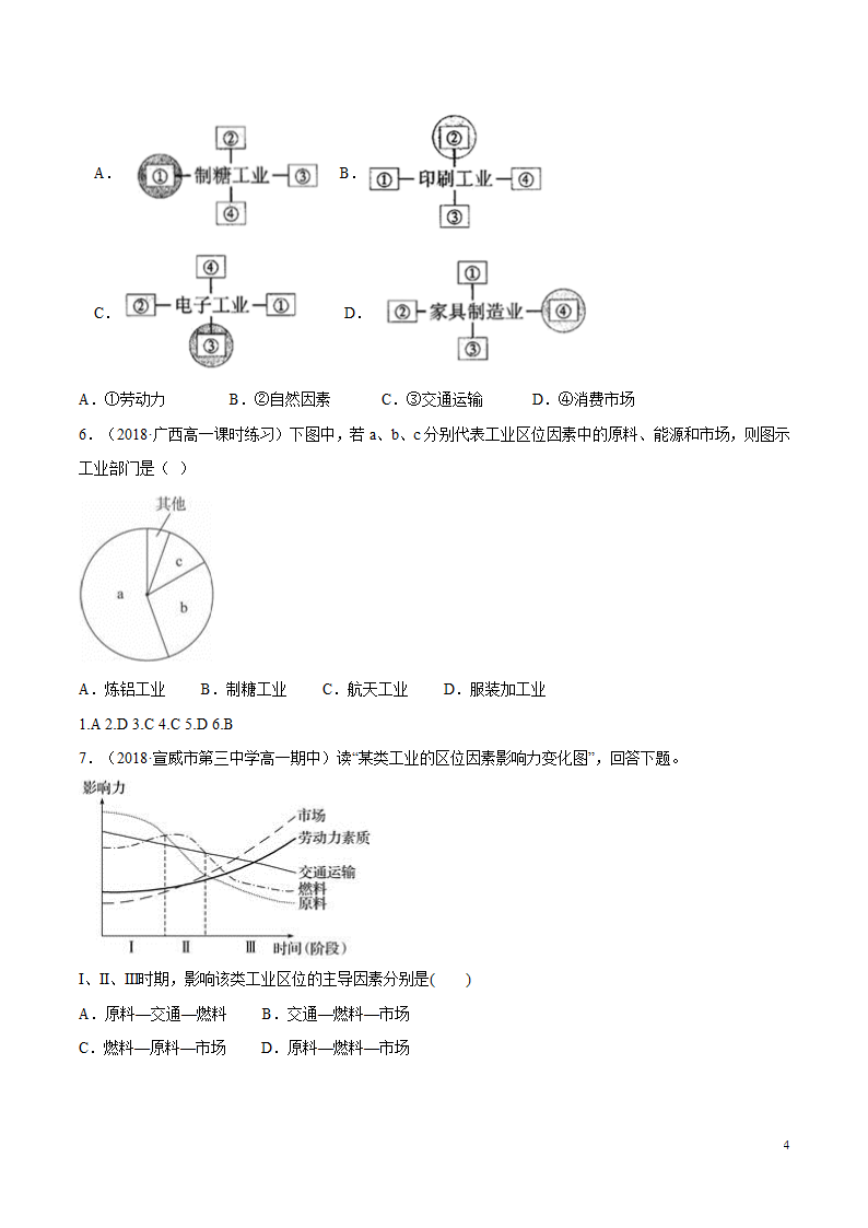 3.2 工业区位因素  学案.doc第4页