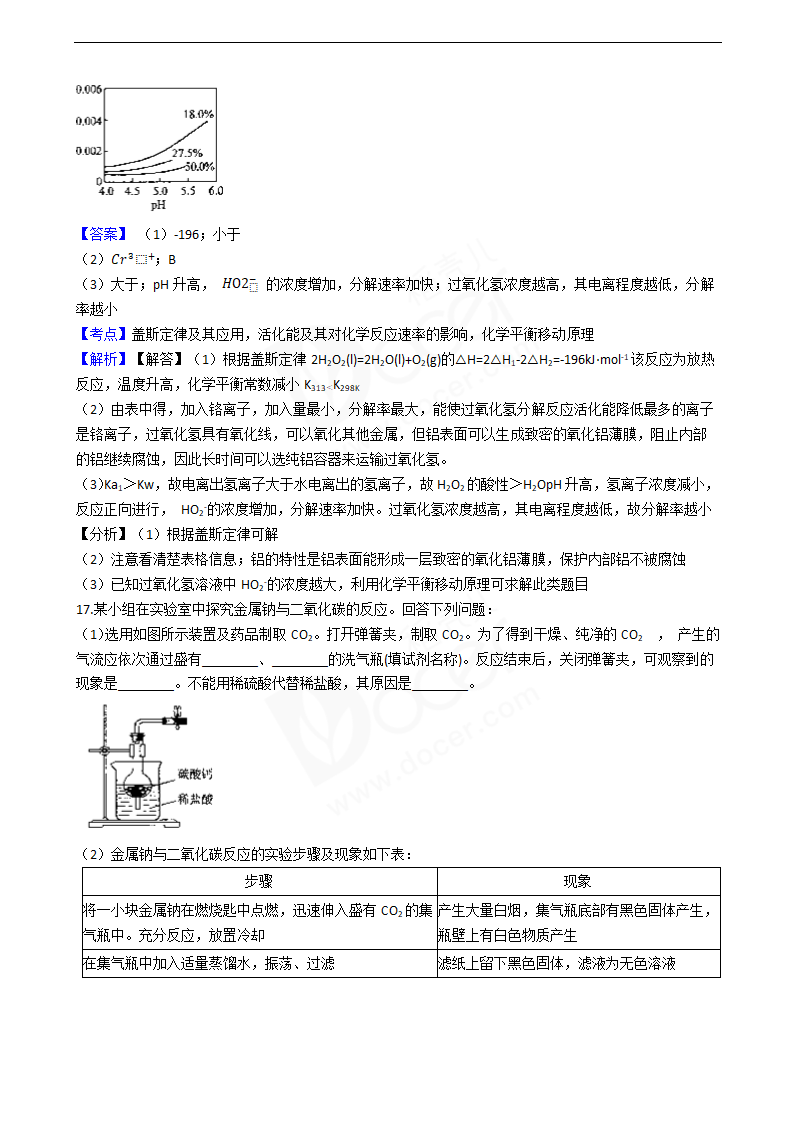 2018年高考化学真题试卷（海南卷）.docx第8页