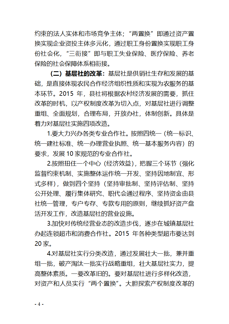 供销社综合改革试点方案第4页