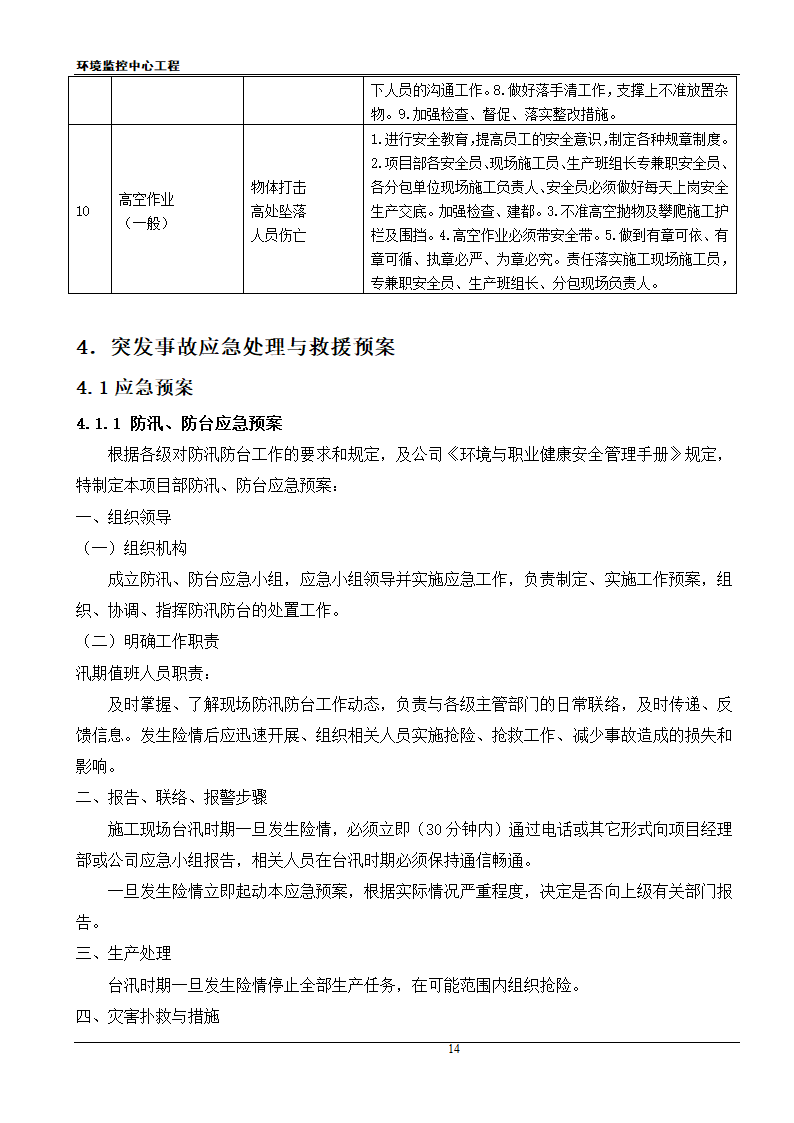 [江苏]框架结构科研办公楼工程安全应急施工方案.doc第14页