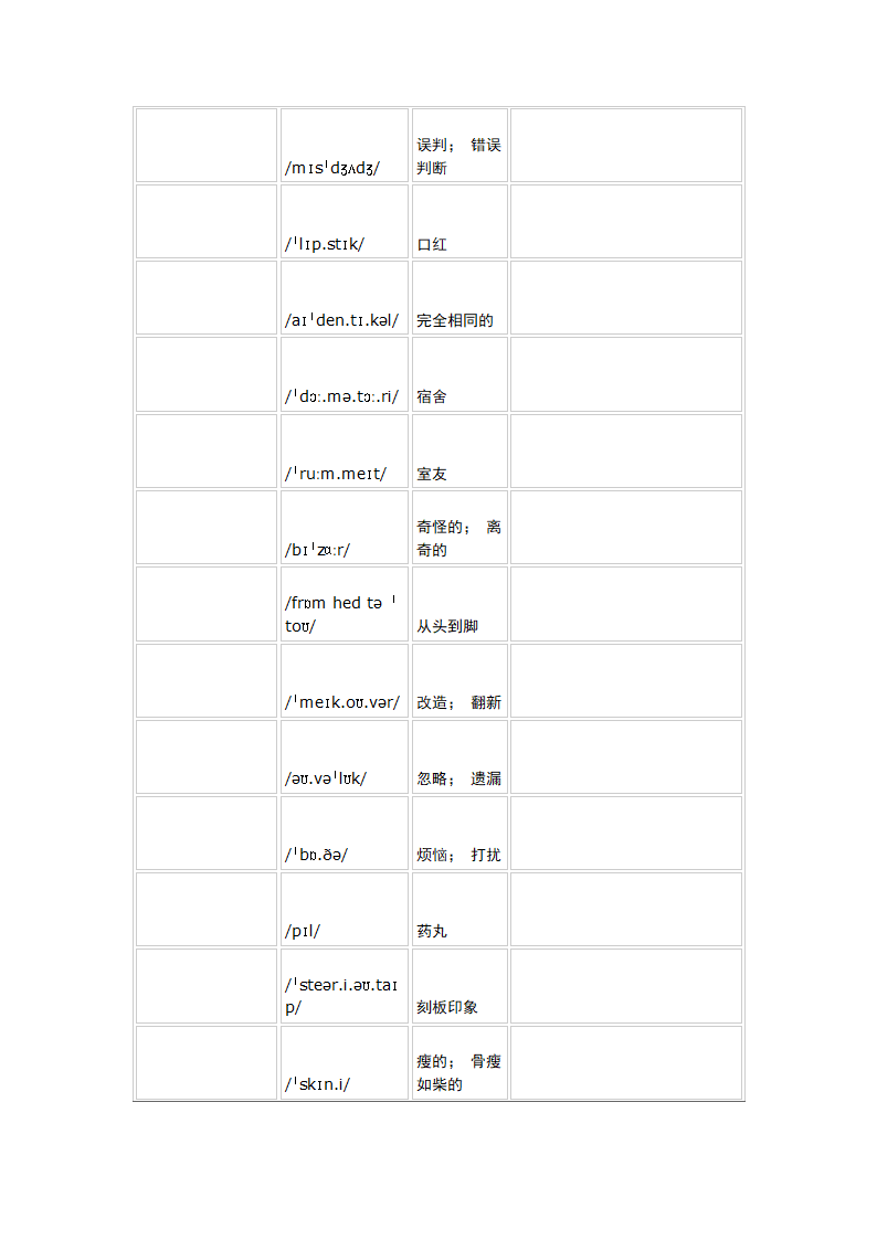 2024届高三英语外研版（2019）选择性必修第三册Unit 1 Face values 一轮复习单词复测练习（含答案）.doc第8页